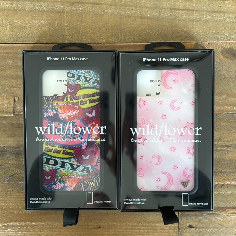 2 WILDFLOWER PHONE CASES iPhone 11 pro max